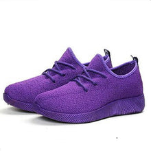 Load image into Gallery viewer, Women Sport Running Casual Lace Up Shoes Coconut Sports Shoes Student Flat Shoes