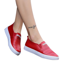 Load image into Gallery viewer, Women Shoes Casual Sports Student White Shoes Flats Breathable Shoes Lazy Shoes