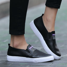 Load image into Gallery viewer, Women Shoes Casual Sports Student White Shoes Flats Breathable Shoes Lazy Shoes