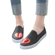 Load image into Gallery viewer, Fashion Women Shoes Small White Shoes Heart-Shaped Breathable Casual Flats Shoes