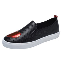 Load image into Gallery viewer, Fashion Women Shoes Small White Shoes Heart-Shaped Breathable Casual Flats Shoes