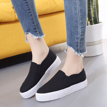 Load image into Gallery viewer, Women Boots Platform Shoes Slip On Ankle Boots Fashion Flat with Casual Shoes