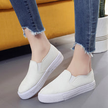 Load image into Gallery viewer, Women Boots Platform Shoes Slip On Ankle Boots Fashion Flat with Casual Shoes