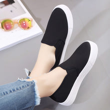 Load image into Gallery viewer, Women Boots Platform Shoes Slip On Ankle Boots Fashion Flat with Casual Shoes