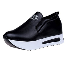 Load image into Gallery viewer, Women's Fashion Casual Solid Thick Platform Sport Shoes Sneakers Lady Flat Shoes