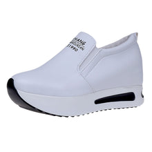 Load image into Gallery viewer, Women's Fashion Casual Solid Thick Platform Sport Shoes Sneakers Lady Flat Shoes